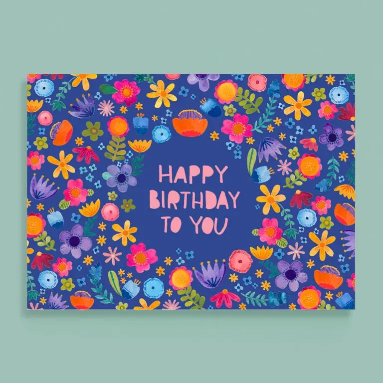 Geburtstagskarte *Happy Birthday To You* 1