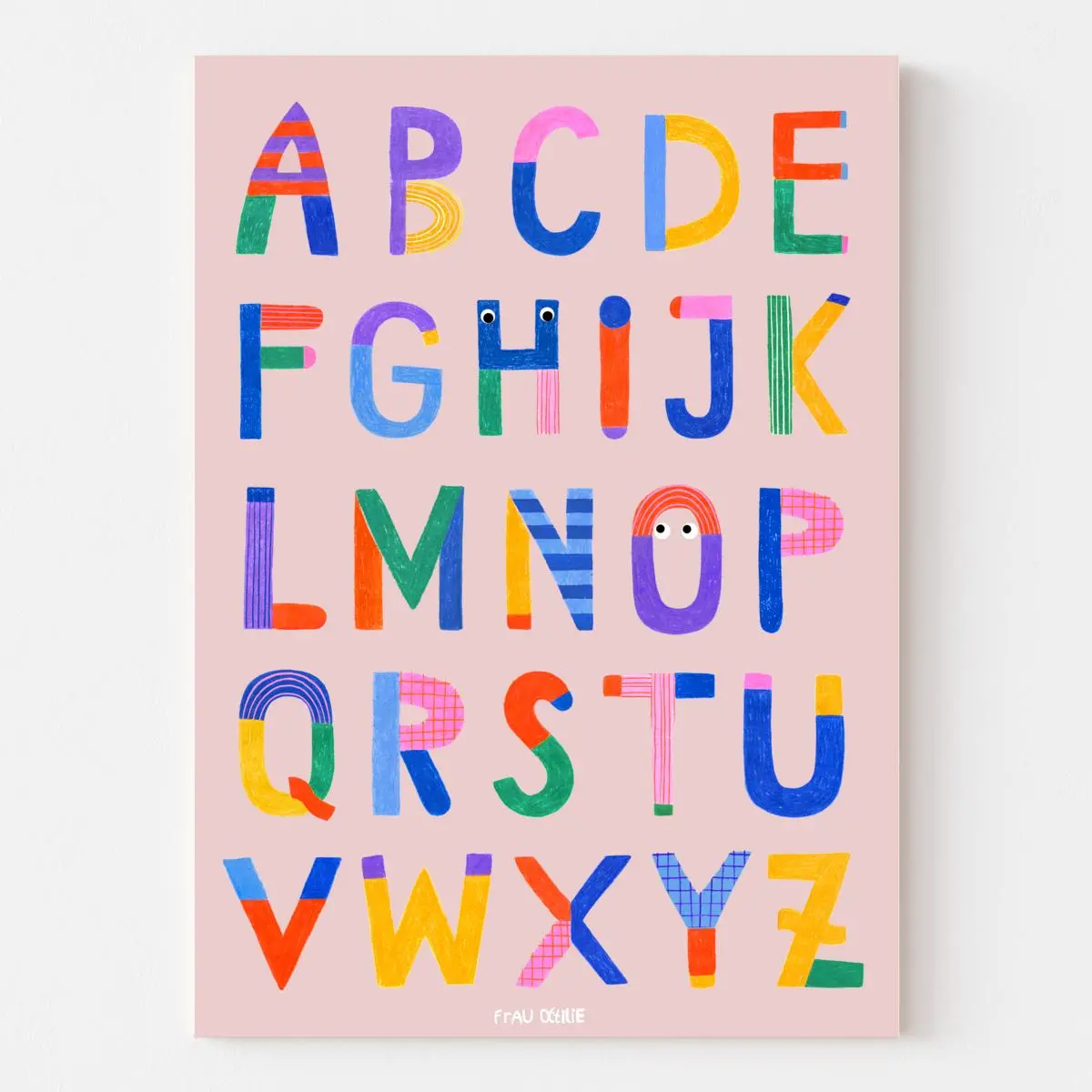 Abc Poster *Bunte Buchstaben* 1