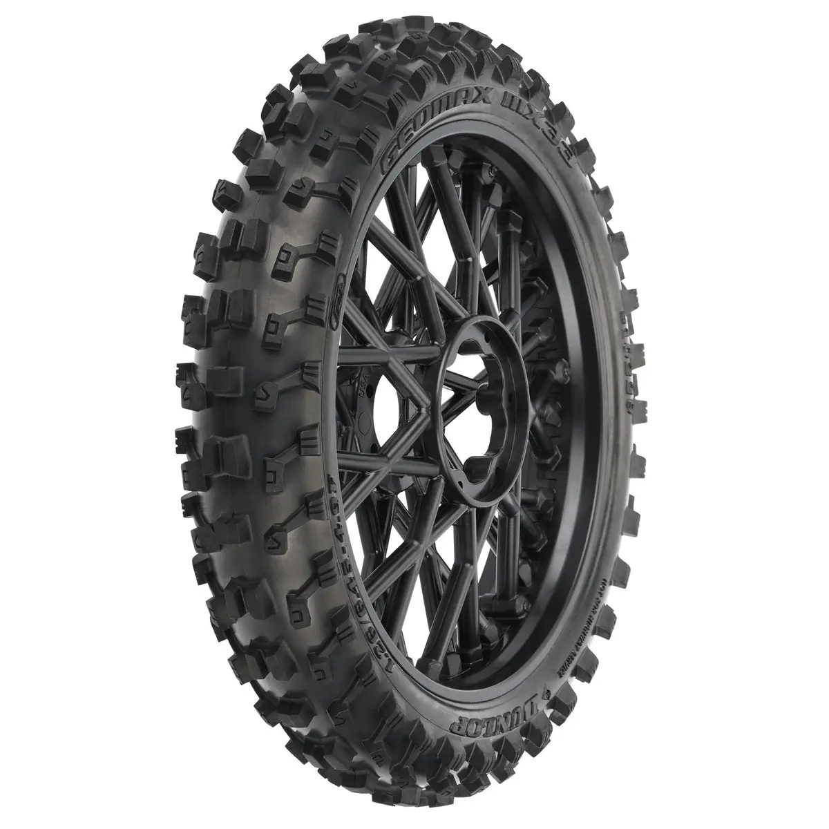Pro-Line Dunlop Geomax Mx33 V2 Bead Cr4 Front Tire Mtd Bullyspoke Black 1