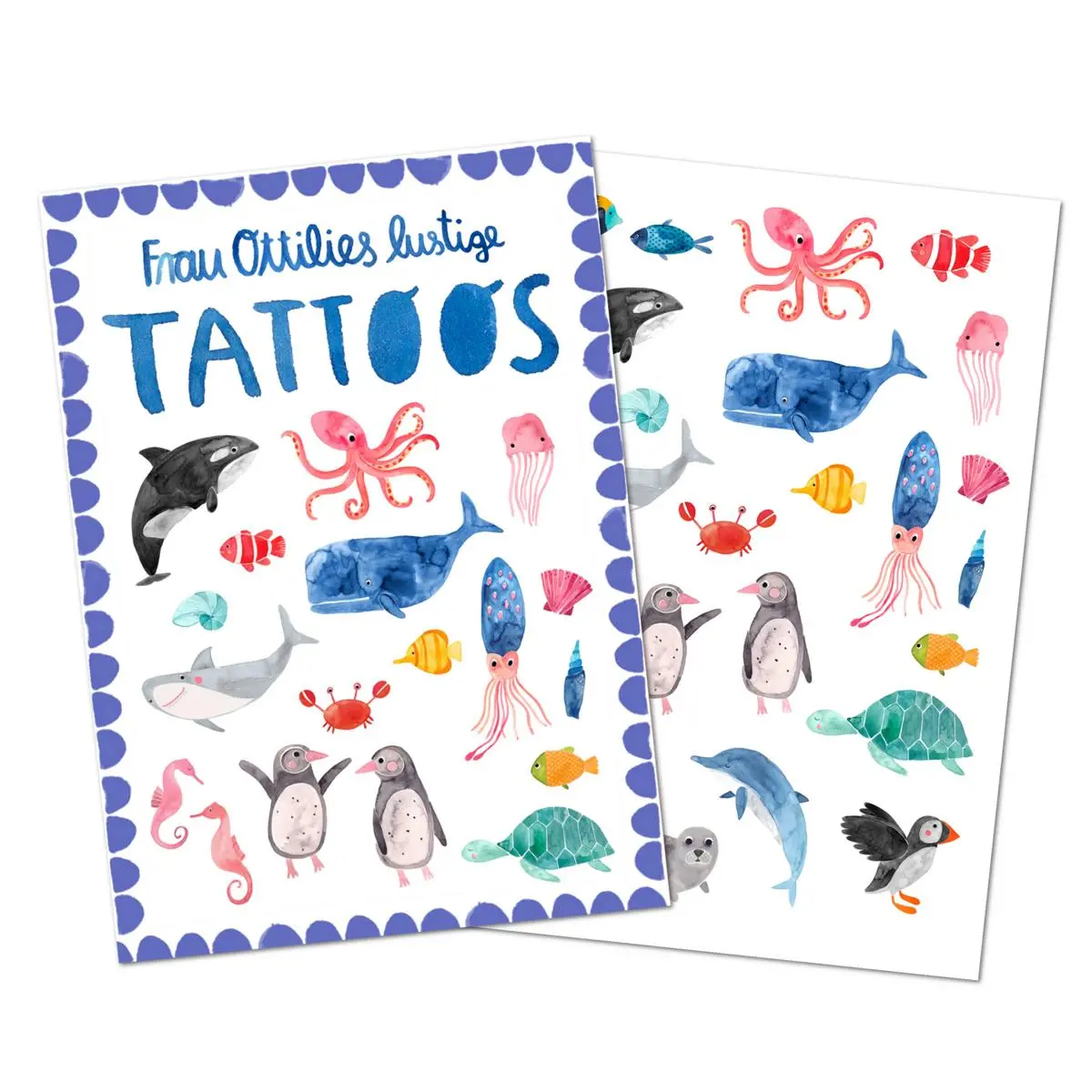 Kindertattoos *Wildes Meer* 1