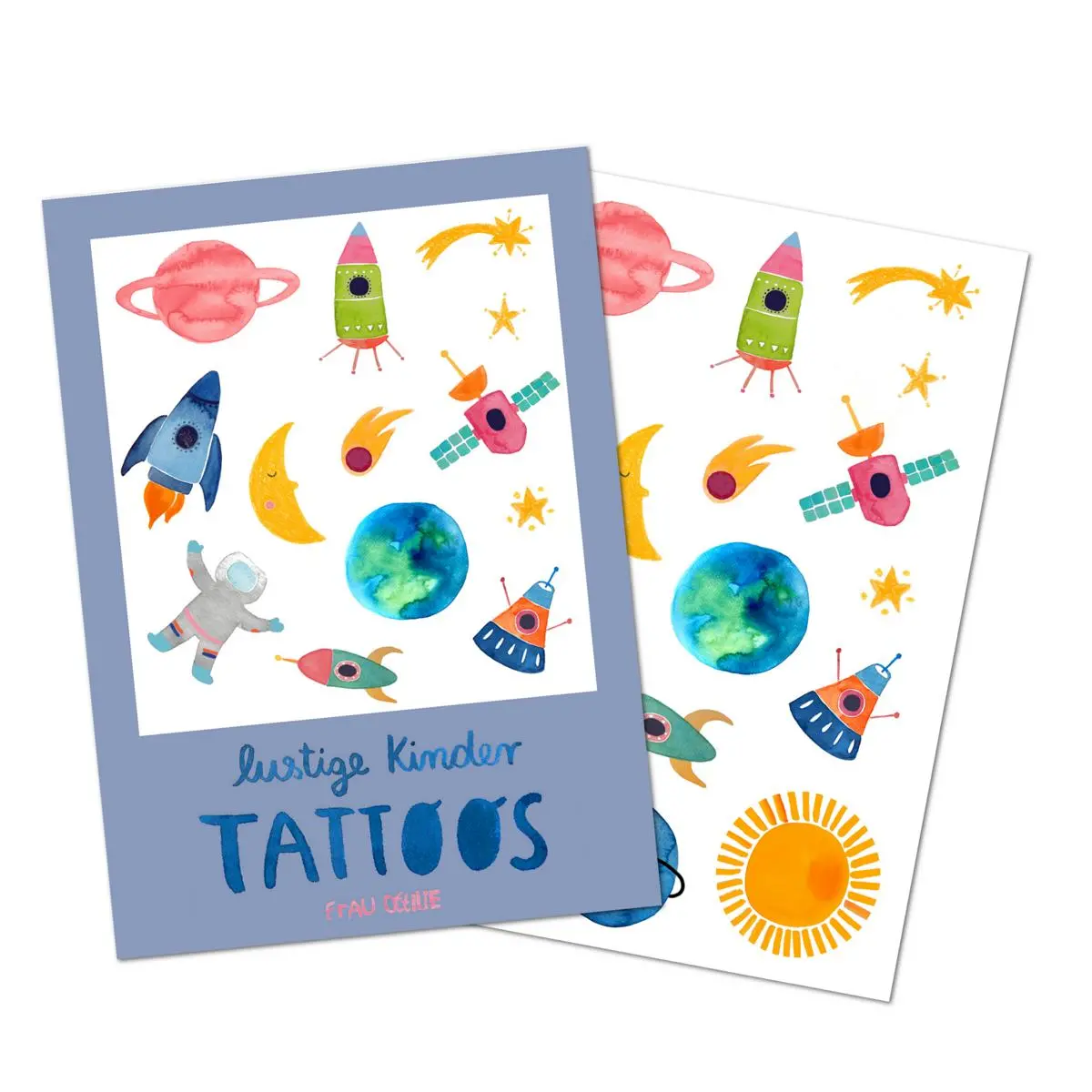 Kindertattoos *Weltraum* 1