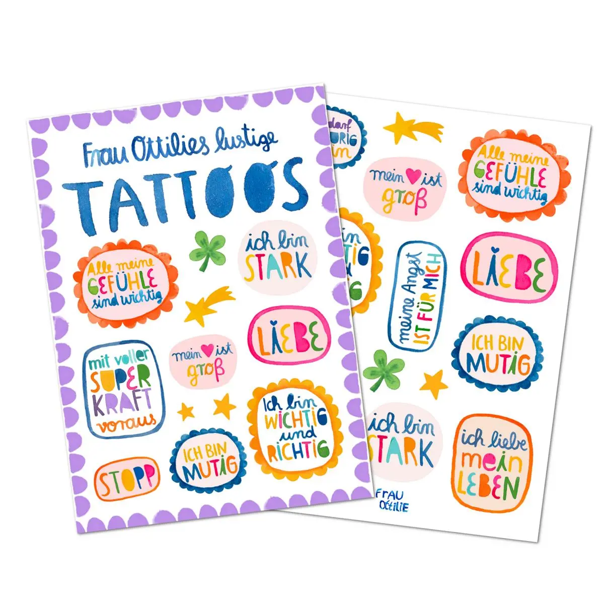 Kindertattoos *Affirmationen* 1
