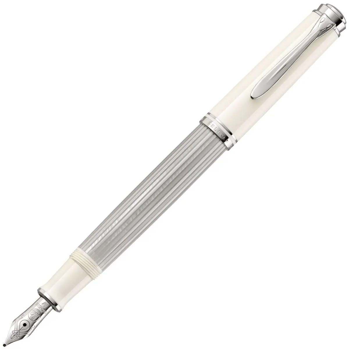 Pelikan, Füller, Souverän M405, Silber-Weiß 1
