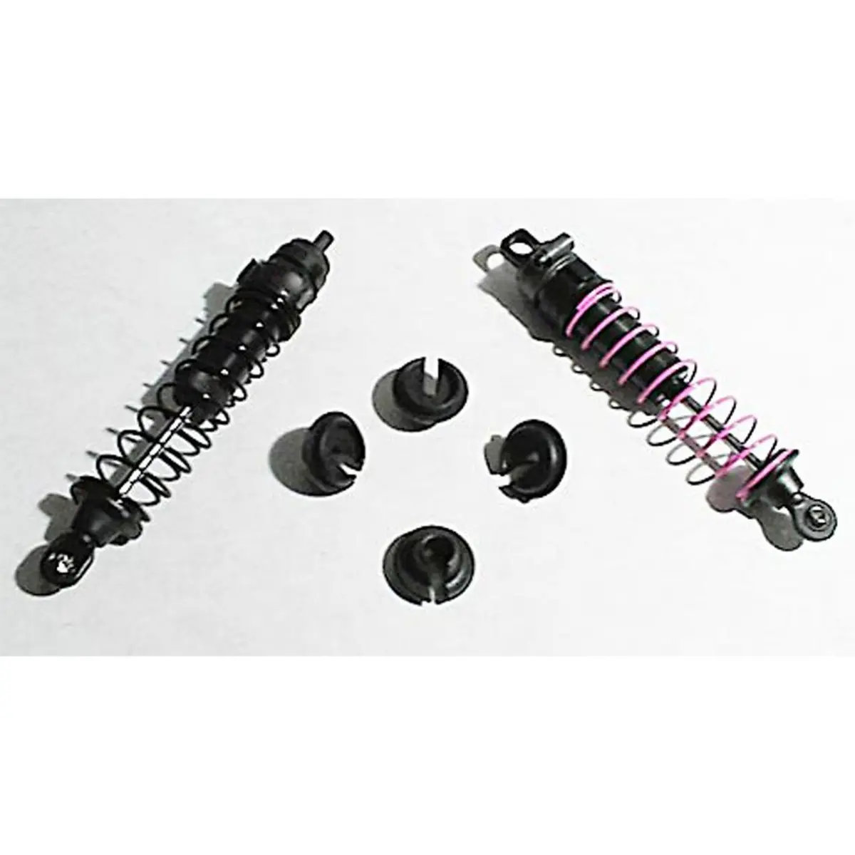 Rpm Lower Spring Cups Traxxas Losi Shocks (Black) 1