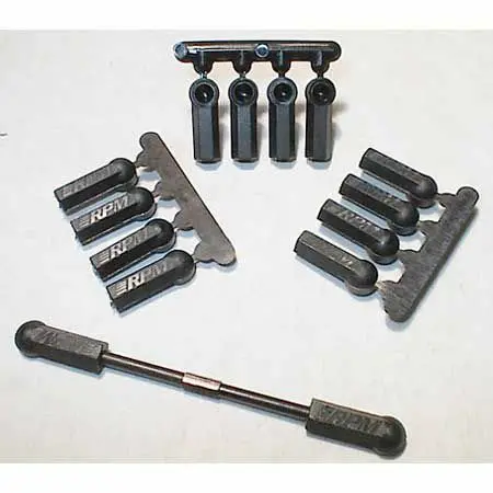 Rpm Hd Ball Cup Rod Ends: 4-40 (Black) 1