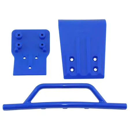 Rpm Front Bumper/Skid Plate: Traxxas Slash 4Wd (Blue) 1