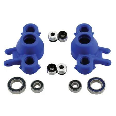 Rpm Axle Carriers With Oversized Bearings: Traxxas Revo/E-Maxx (Blue) 1