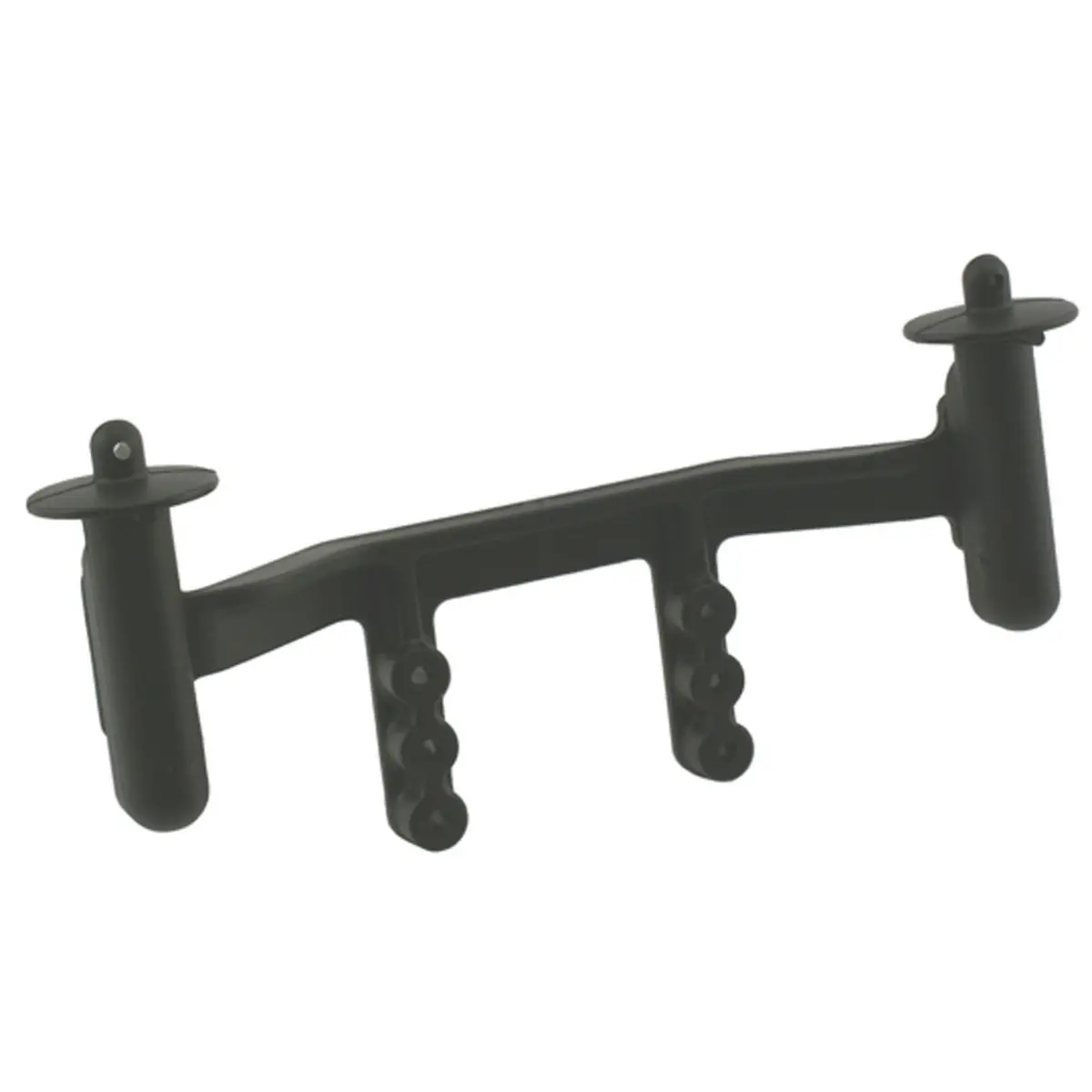 Rpm Adjustable Rear Body Mount Kit: Traxxas 2Wd (Black) 1