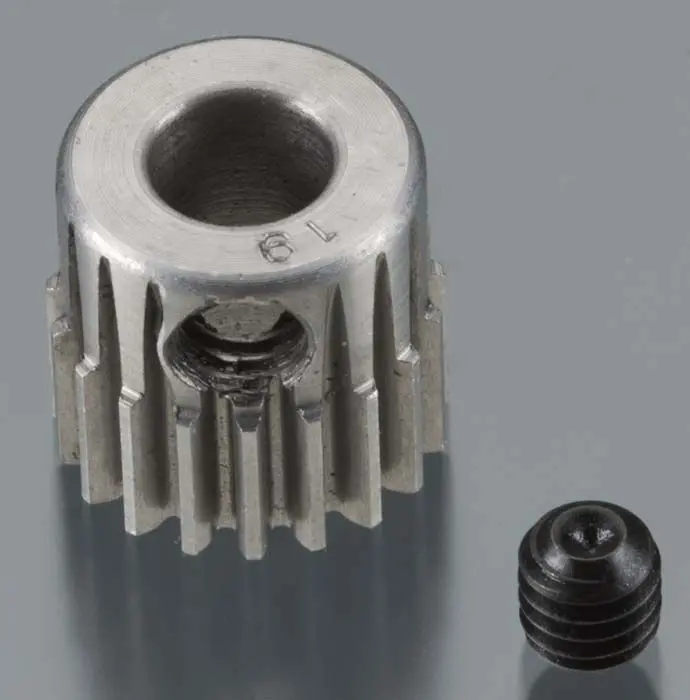 Robinson Racing Machined Pinion Gear 5Mm Shaft: 48P (19T) 1