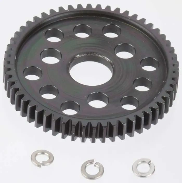Robinson Racing Blackened Steel 32P Spur Gear: Tra 4X4 (54T) 1