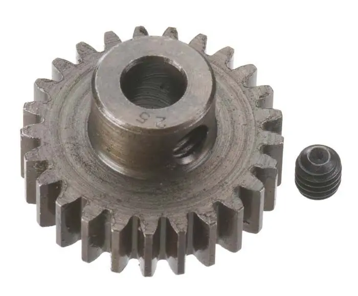Robinson Racing Extra Hard Pinion 5Mm Shaft: 0.8Mod (25T) 1