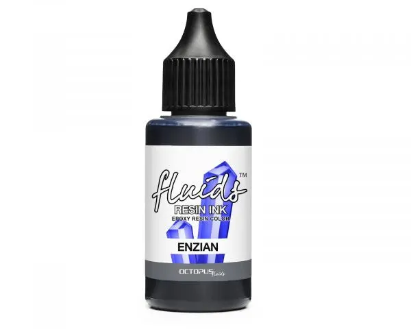 Octopus Fluids Resin Ink Enzian Transparentes Blau 1