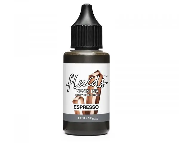 Octopus Fluids Resin Ink Espresso Transparentes Braun 1