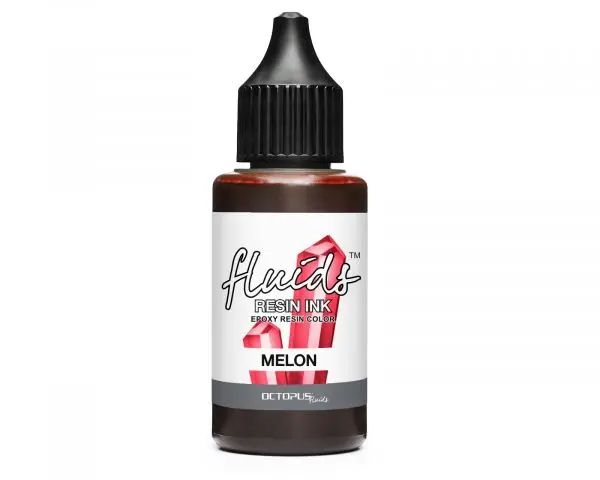 Octopus Fluids Resin Ink Melon Transparentes Rot 1