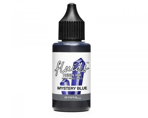 Octopus Fluids Alkoholbasierte Resin Ink Mystery Blue Transparentes Blau 1