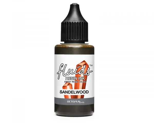 Octopus Fluids Resin Ink Sandelwood Transparentes Braun 1