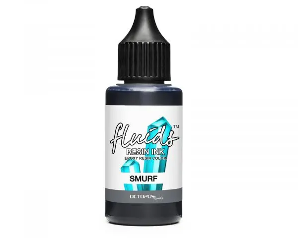 Octopus Fluids Alkoholtinte/Farbstoffkonzentrat Für Gießharze Smurf Transparentes Blau 1