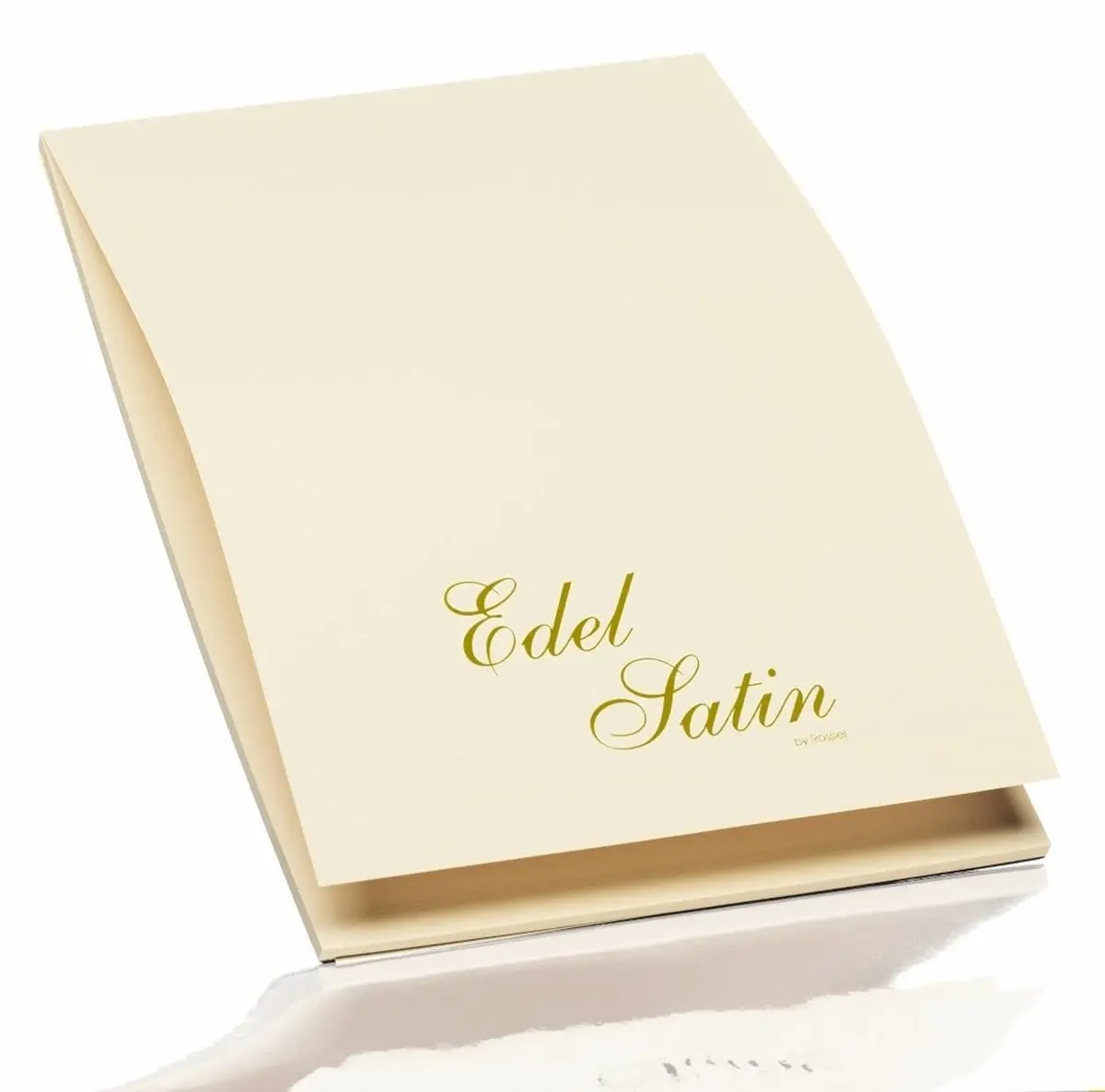 Rössler, Block Edel Satin, A4 Ivory Glatt 1