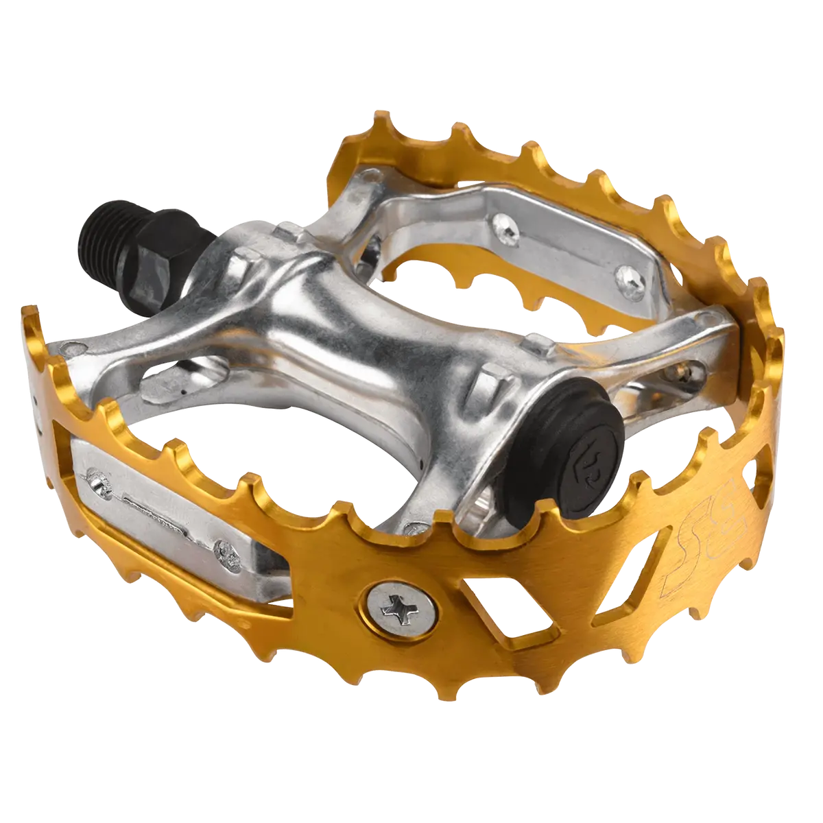 Se Bikes Pedals Beartrap (Gold) 1