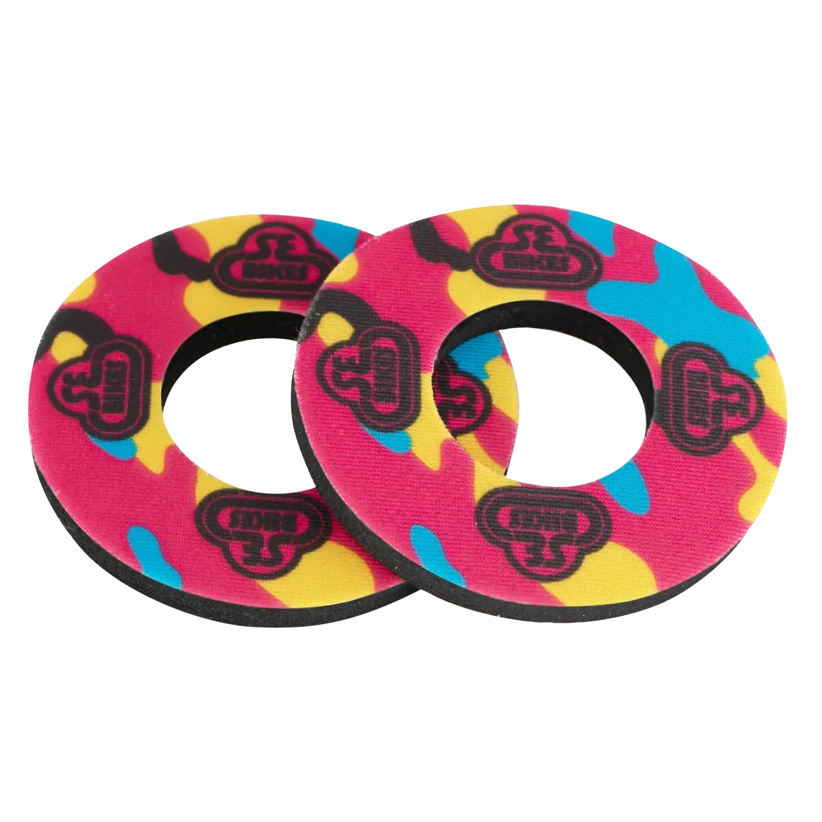 Se Bikes Grip Donuts (Camo Rainbow) 1