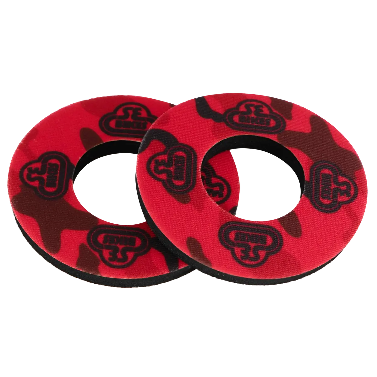 Se Bikes Grip Donuts (Camo Red) 1