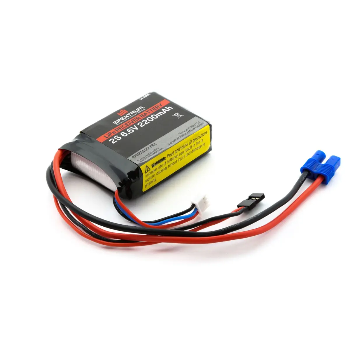 Spektrum 2200Mah 2S 6.6V Li-Fe Receiver Battery 1