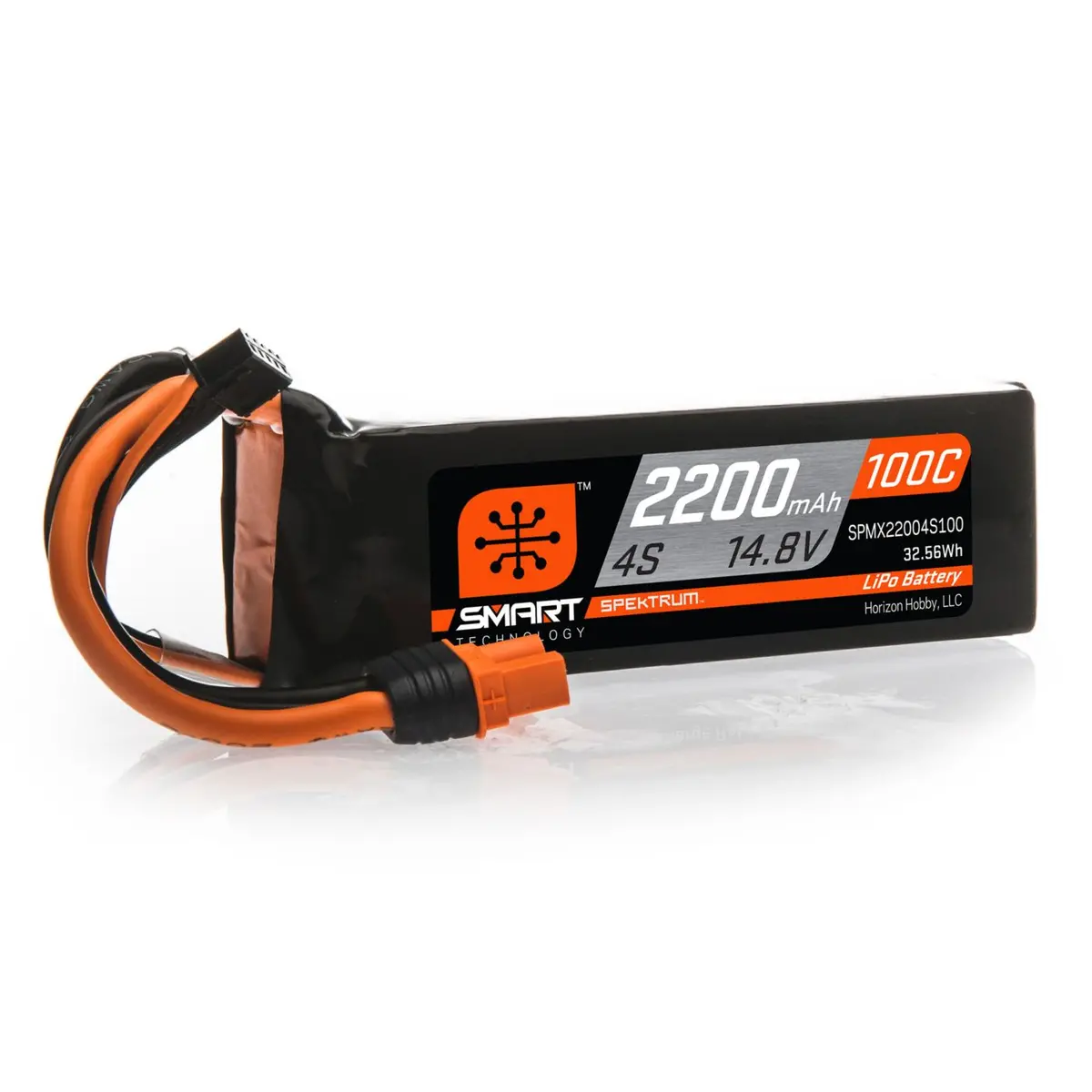 Spektrum Smart 2200Mah 4S 14.8V 100C Smart Lipo Battery: Ic3 1