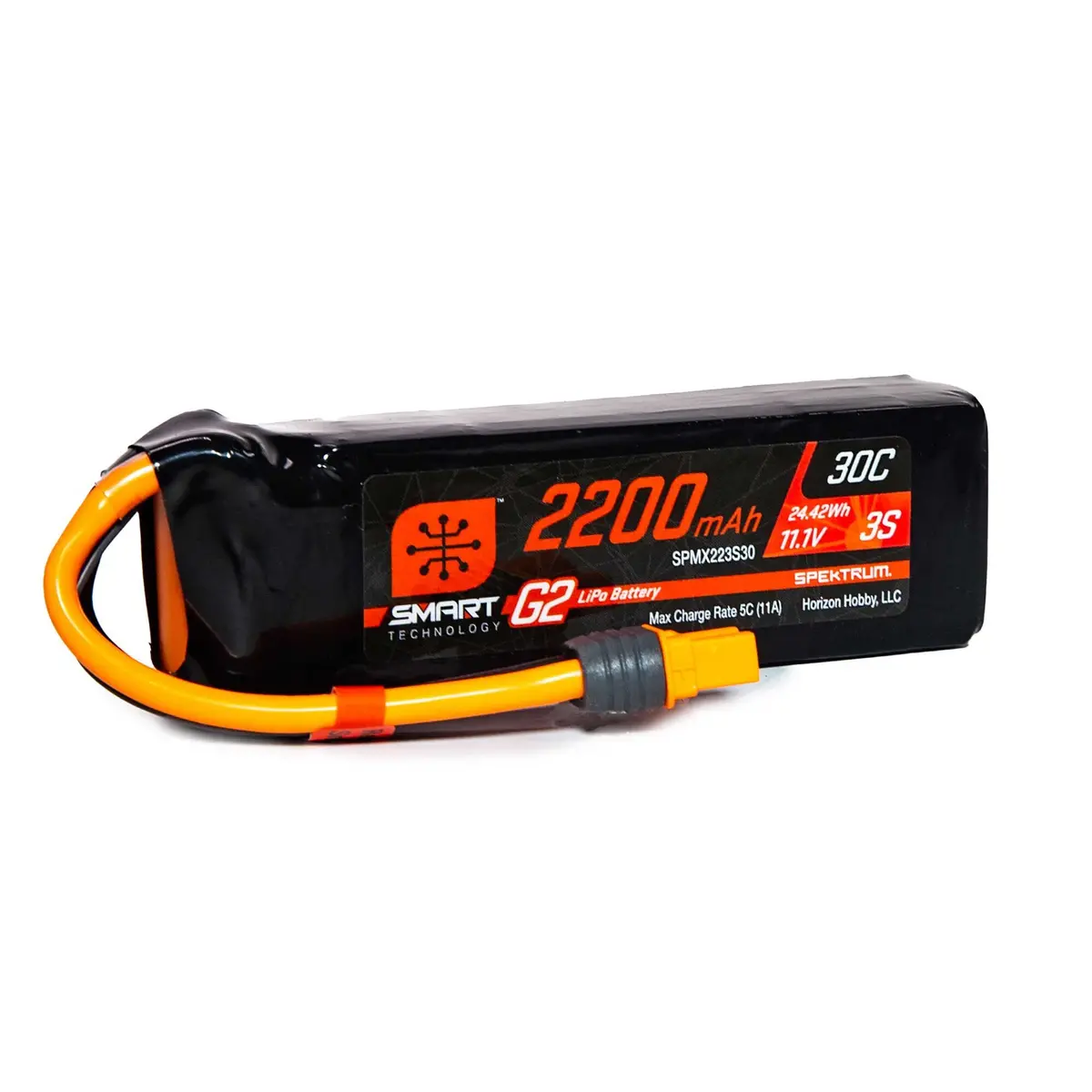 Spektrum G2 Smart 3S 11.1V 30C Lipo Battery: Ic3 1