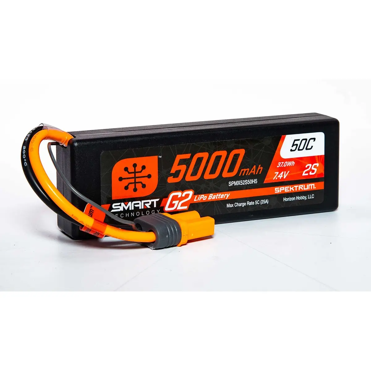 Spektrum Smart G1 2S 7.4V 5000Mah 50C Lipo Battery: Ic5 1