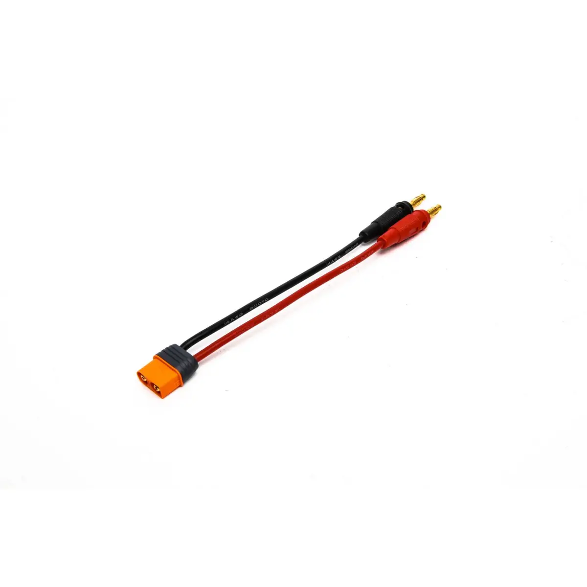 Spektrum Adapter: Ic3 Device / 4Mm Male Bullets 6" 13 Awg 1