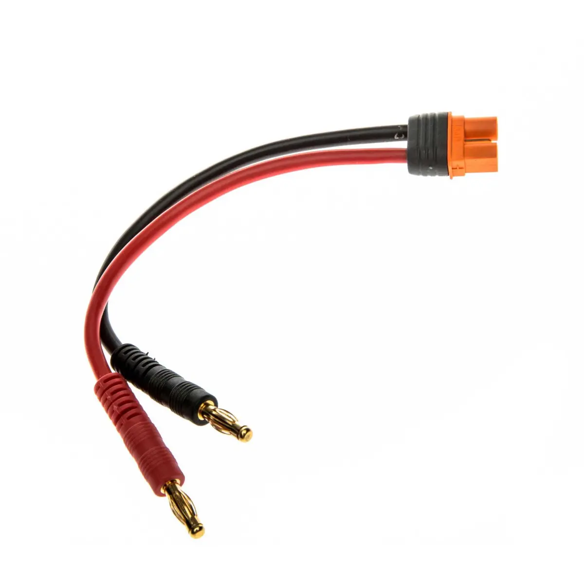Spektrum Adapter: Ic3 Battery To 4Mm Male Bullets (6" 13Awg) 1
