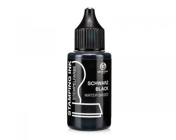 Octopus Fluids Stempelfarbe Schwarz 30 Ml 1
