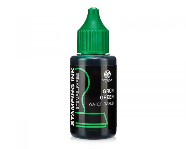 Octopus Fluids Stempelfarbe Ölfrei Grün 30 Ml 1