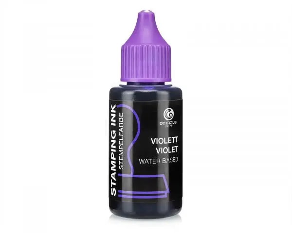 Octopus Fluids Stempelfarbe Ohne Öl Violett 30 Ml 1