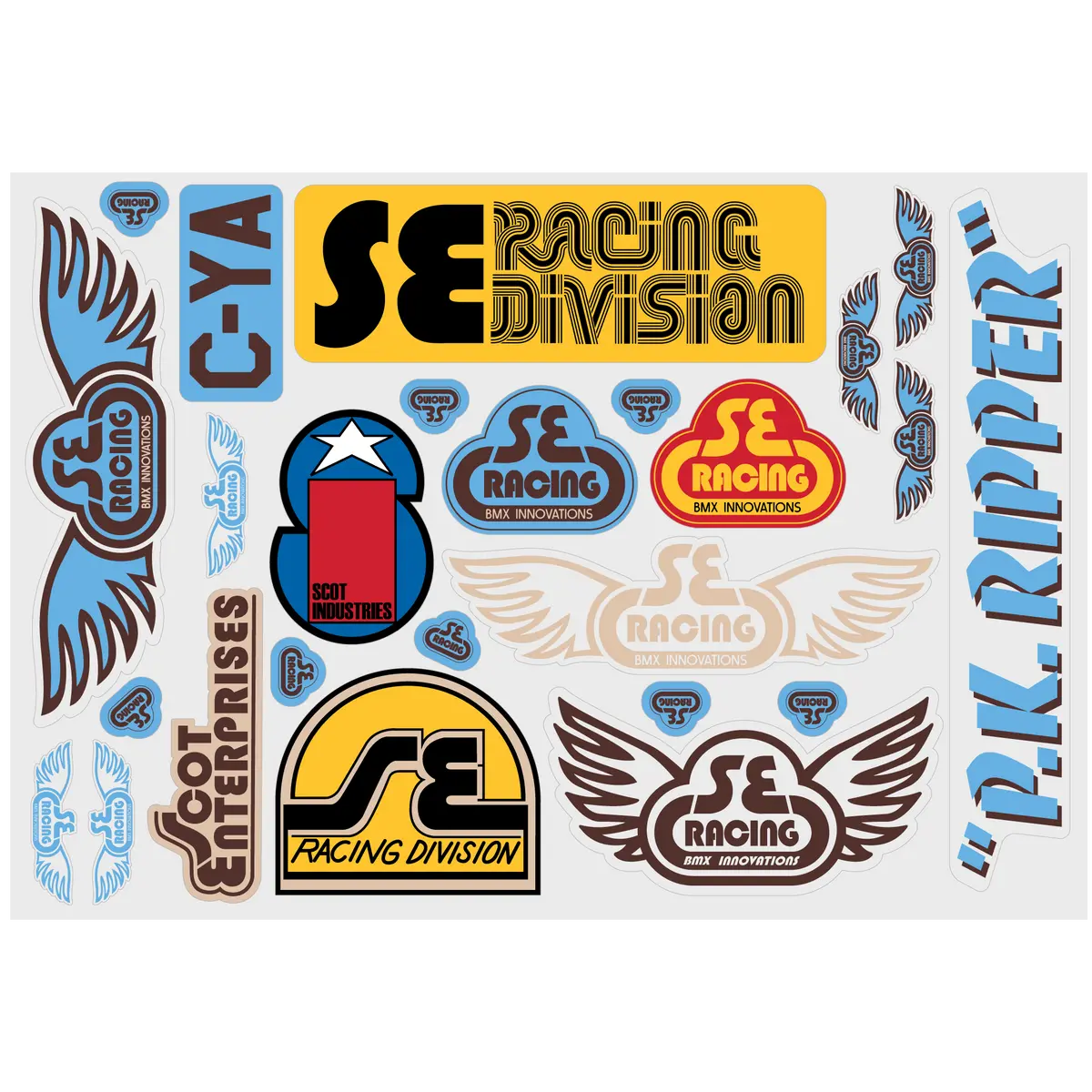 Se Bikes Old School Sticker Set 1