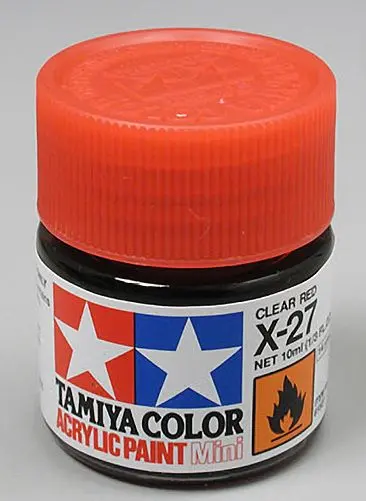 Tamiya X-27 (Clear Red) 1