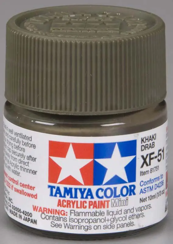 Tamiya Xf-51: Flat Khaki Drab (23Ml) 1
