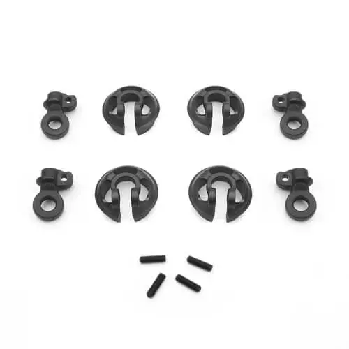 Tekno Locking Shock Rod End & Perch Set 1