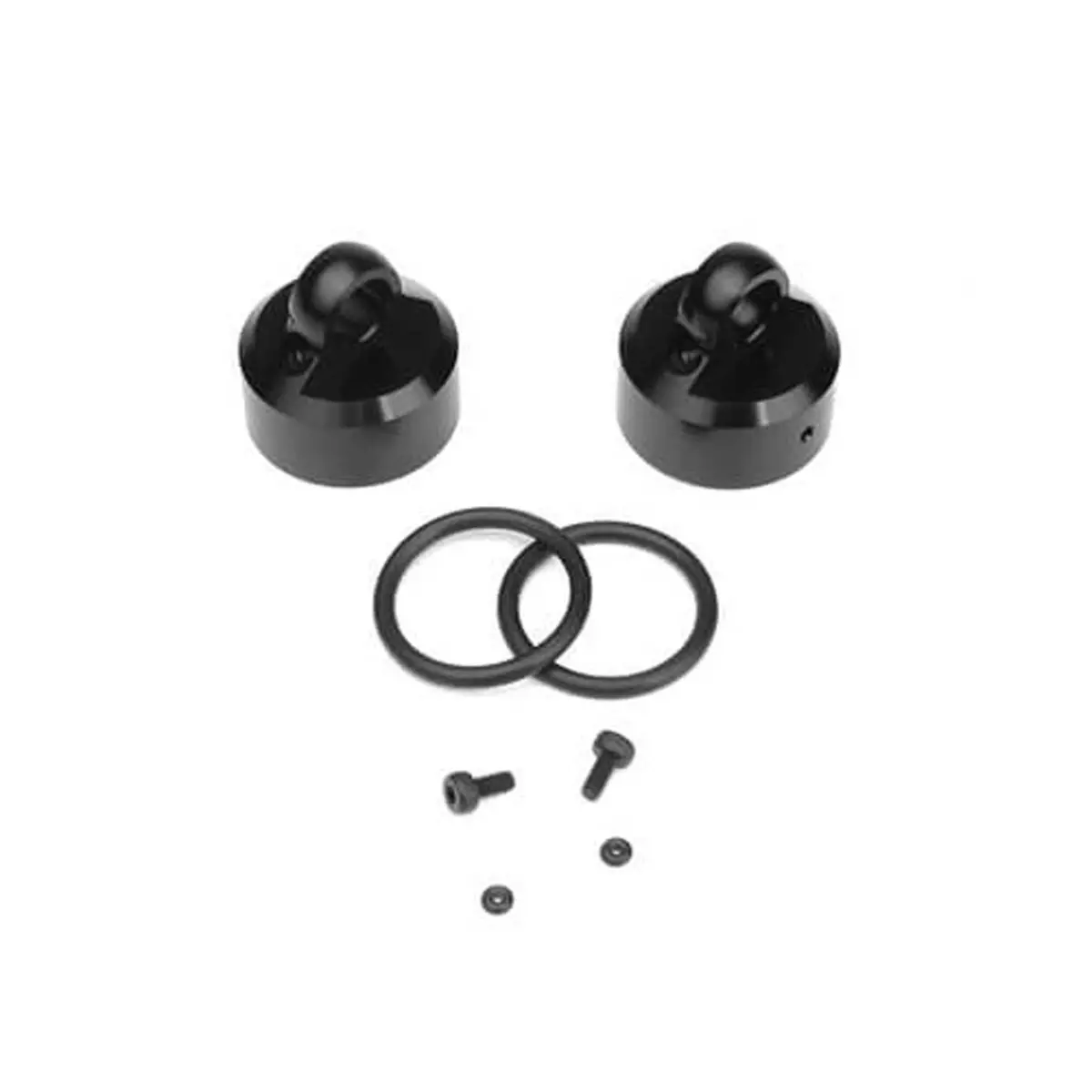 Tekno Aluminum 7075 Vented Shock Caps (2Pcs) 1