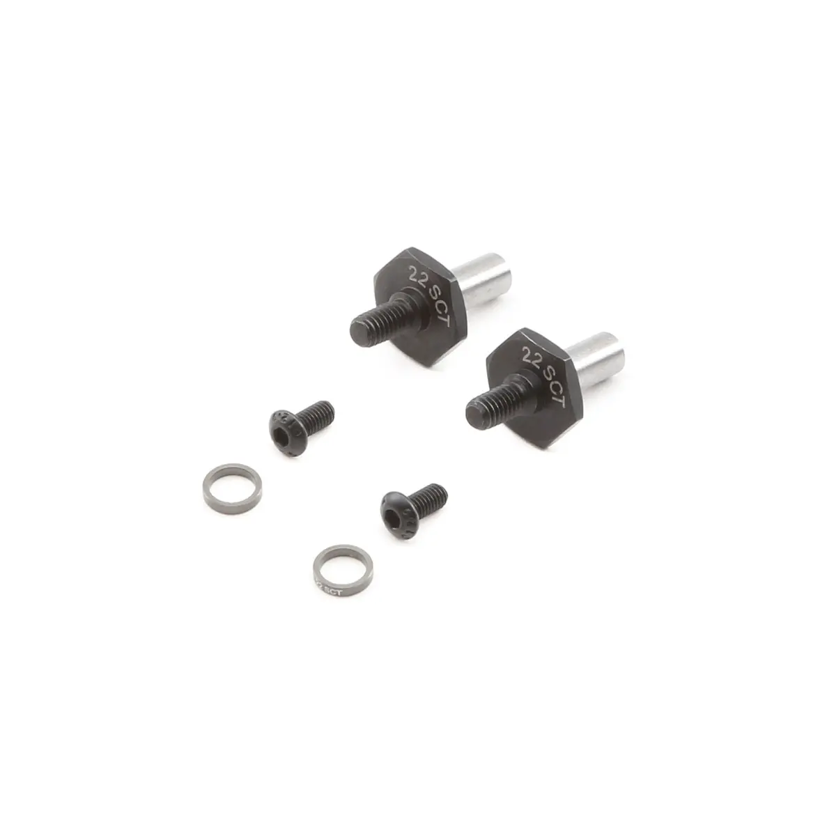 Tlr Front Axle Set: 12Mm (22Sct 3.0) 1