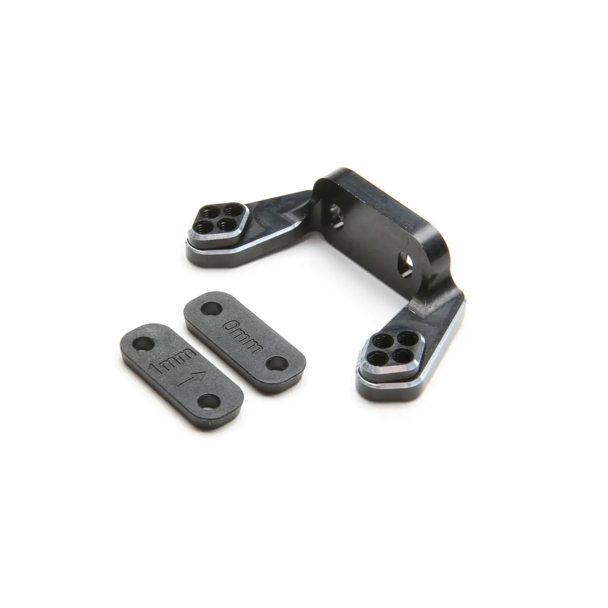 Tlr Rear Camber Block Black W/Inserts: 22 4.0/5.0/Scte 1
