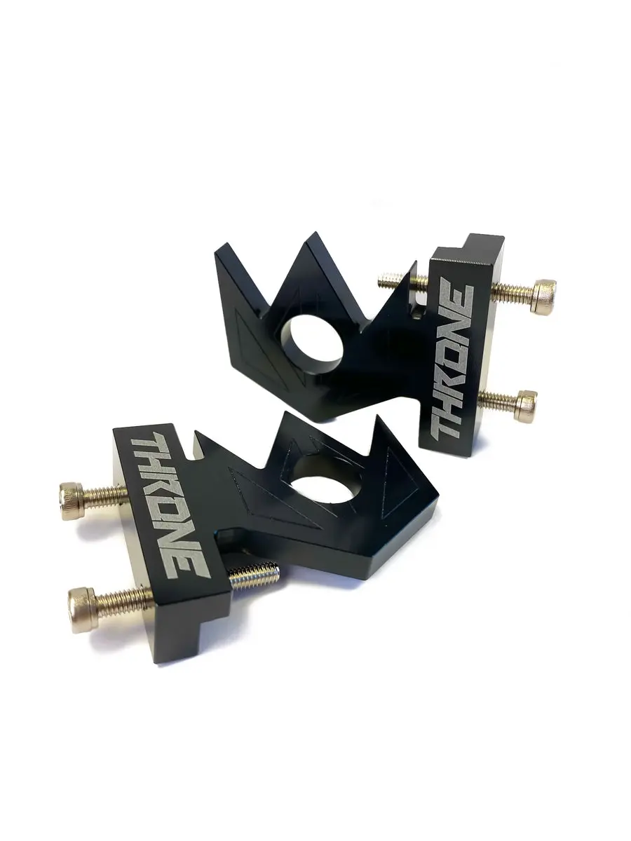 Throne Bmx Chain Tensioners: Pair (Black) 1
