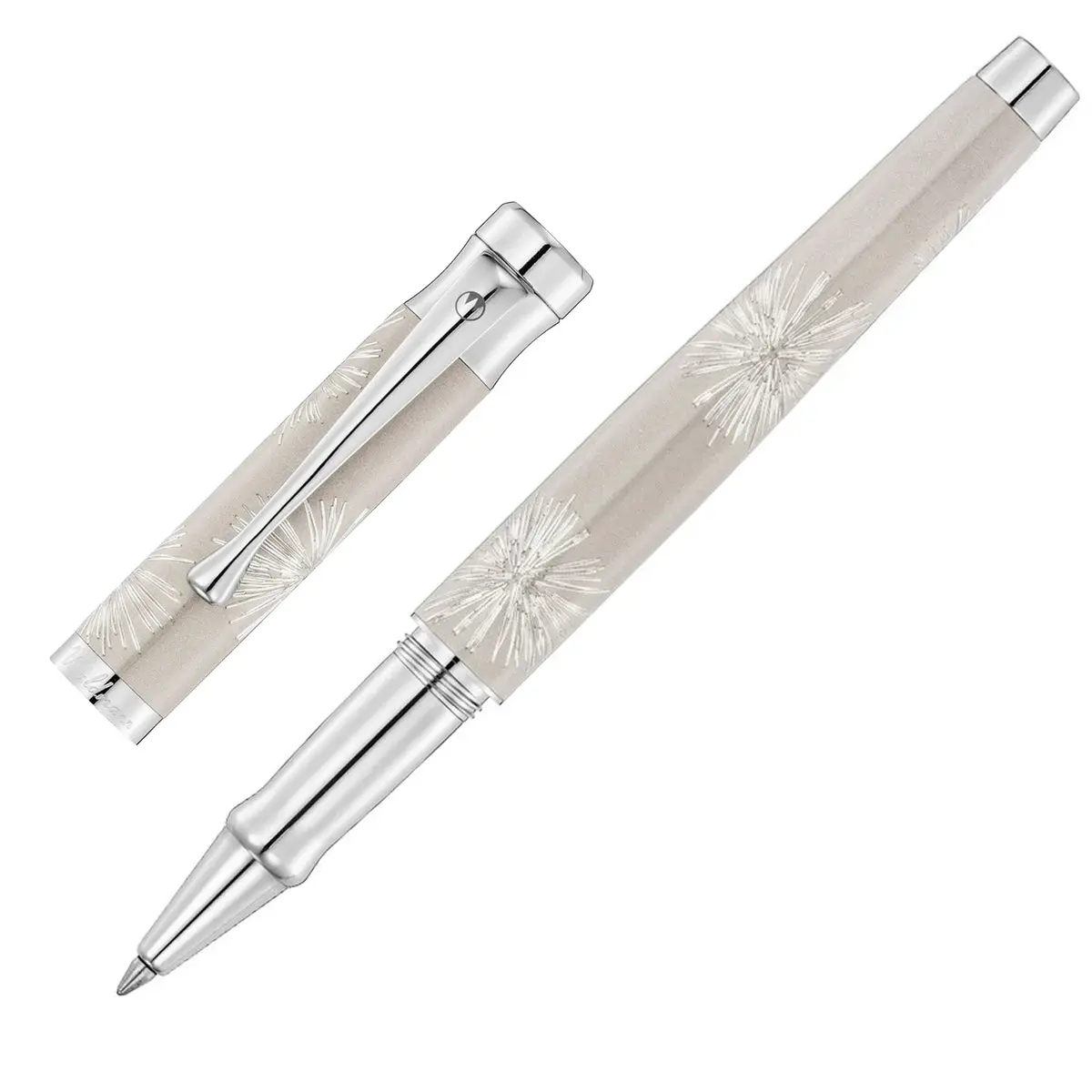 Waldmann, Tintenroller, Starburst, Sterling Silber / Galaxygrau 1