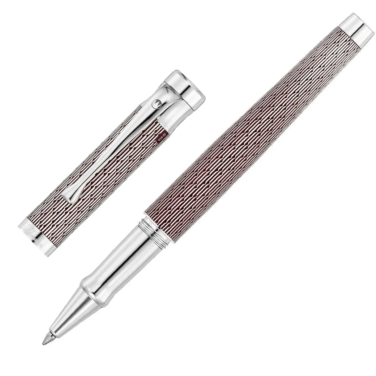 Waldmann, Tintenroller Tango, Imagination, Guillochiert, Burgundrot 1