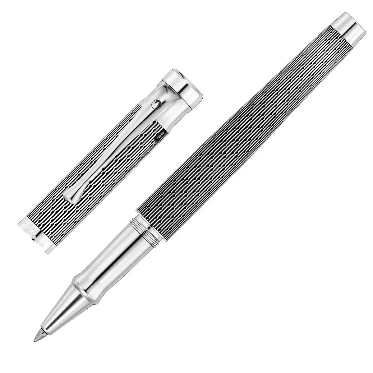 Waldmann, Tintenroller Tango, Imagination, Guillochiert, Schwarz 1