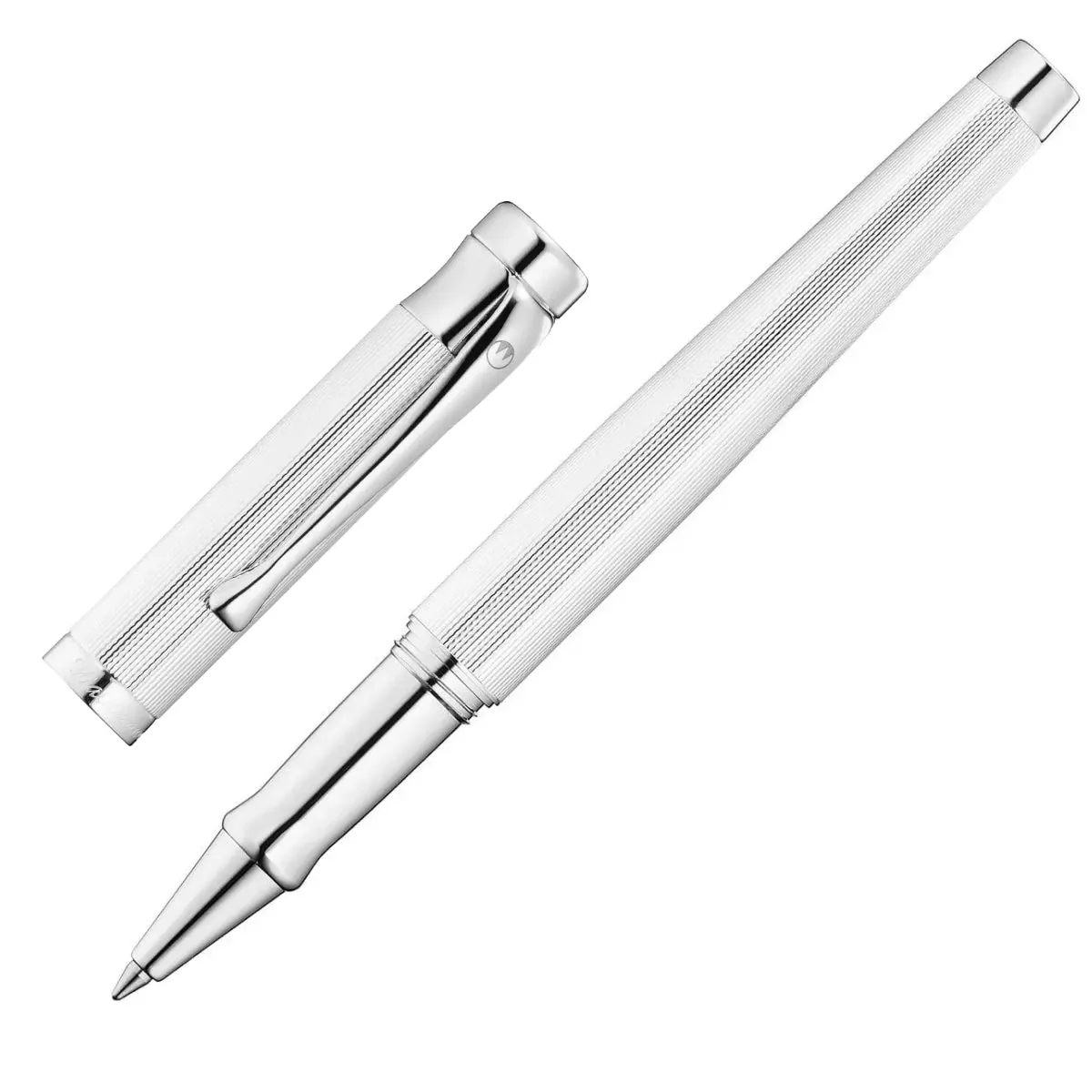 Waldmann, Tintenroller Tango, Feines Korn, Silber 1