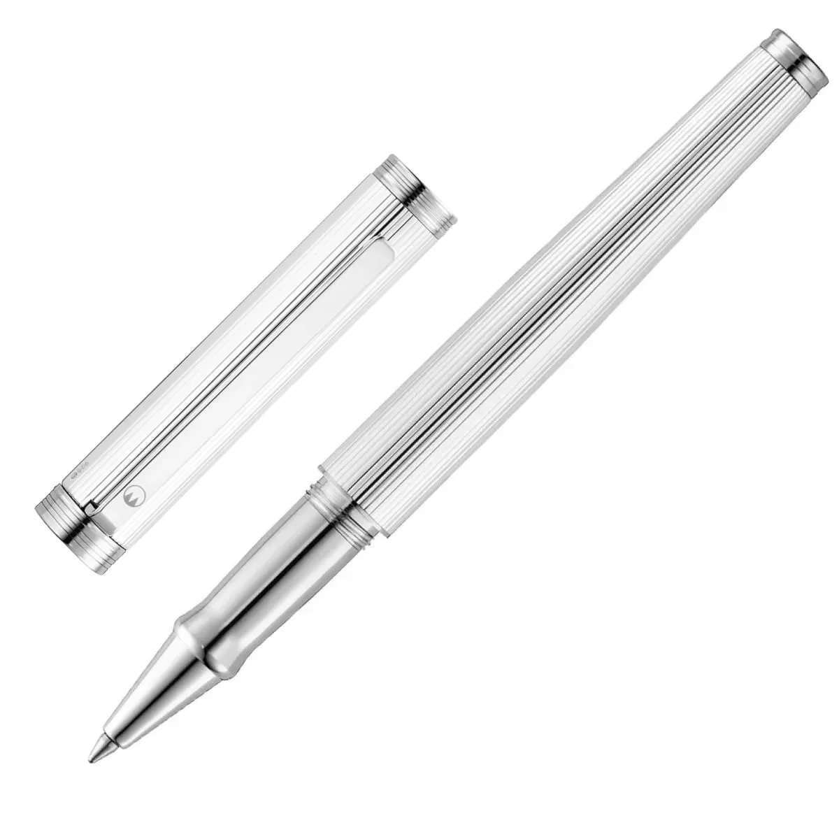Waldmann, Tintenroller Tapio, Nadelstreifen, Silber 1