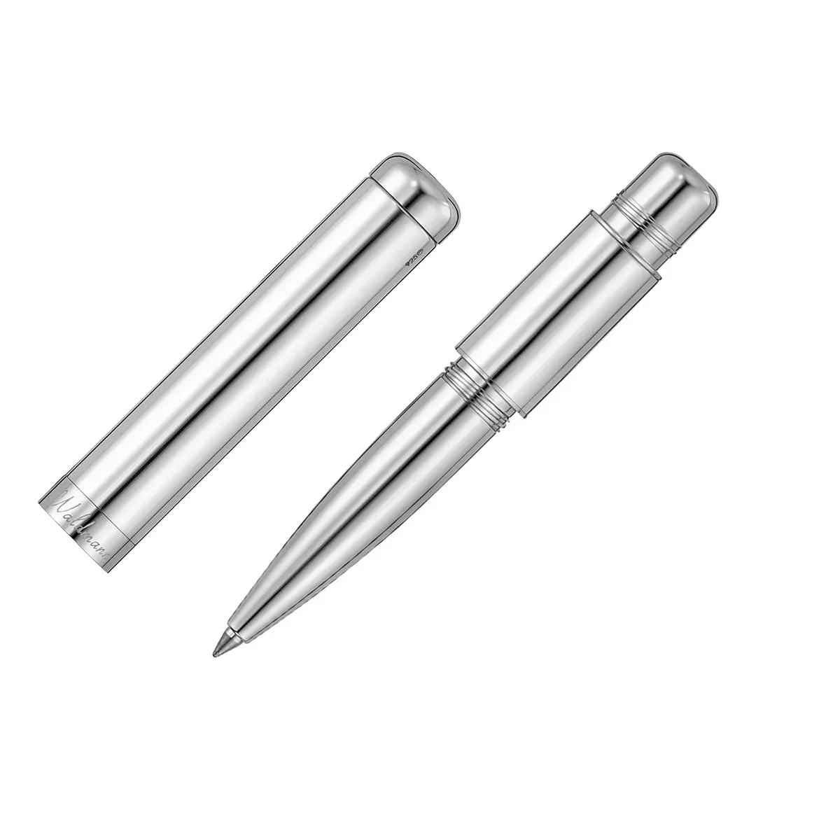 Waldmann, Tintenroller Voyager, Hochglanz, Silber 1