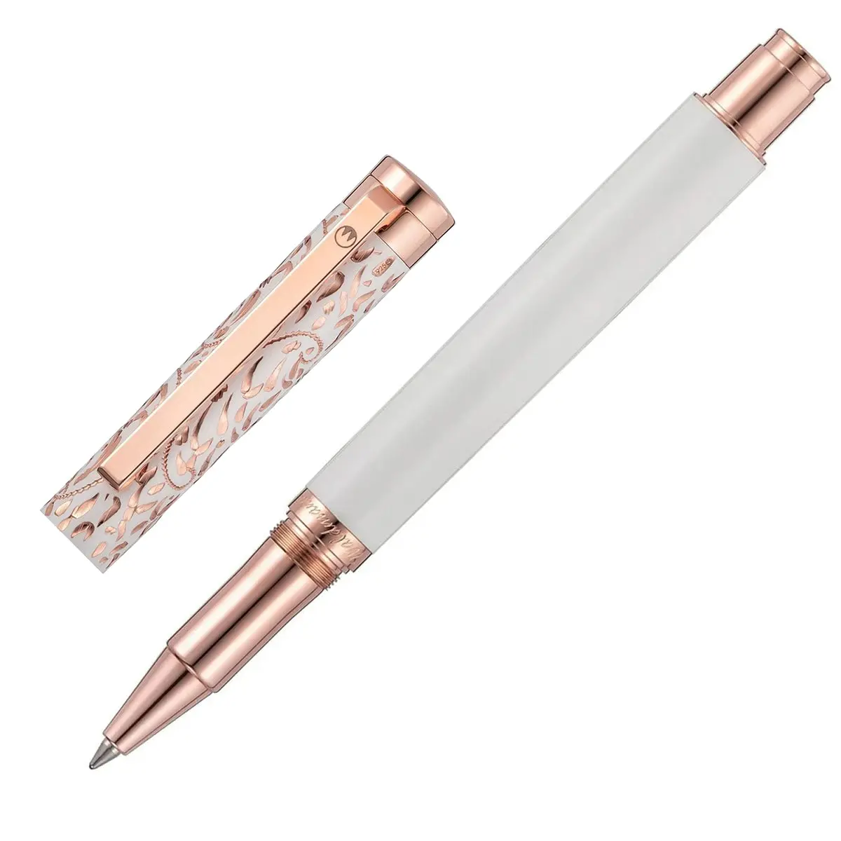 Waldmann, Tintenroller Xetra Vienna Lady, Rosegold, Weiß 1