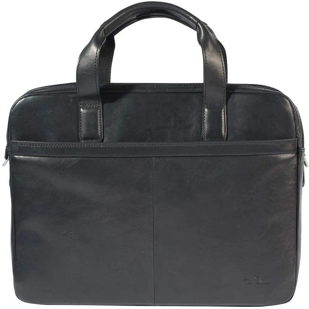 Tony Perotti, Aktentasche Vegetale, Laptoptasche 2 Fächer, Schwarz 1